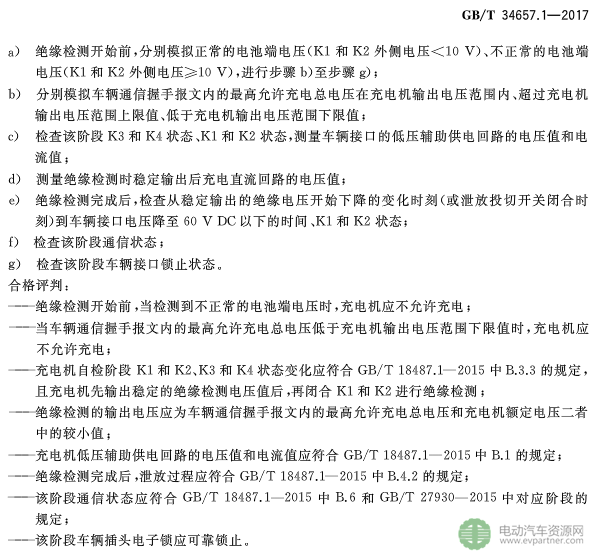 國標委發(fā)布電動汽車傳導充電互操作性測試規(guī)范 第1部分：供電設(shè)備